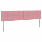 Letto con Contenitore con materasso Rosa 200 x 200 cm Velluto