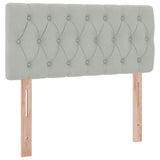 Letto con Contenitore Grigio chiaro 90 x 200 cm Velluto
