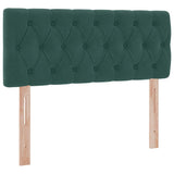 Letto con Contenitore Verde Scuro 120 x 200 cm Velluto