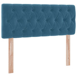 Letto con Contenitore Blu Scuro 120 x 200 cm Velluto