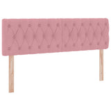 Letto con Contenitore con materasso Rosa 140 x 200 cm Velluto