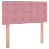 Letto con Contenitore con materasso Rosa 90 x 190 cm Velluto