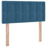 Letto con Contenitore Blu Scuro 90 x 200 cm Velluto
