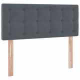 Letto con Contenitore Grigio scuro 120 x 190 cm Velluto