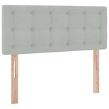 Letto con Contenitore Grigio chiaro 120 x 200 cm Velluto