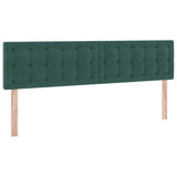 Letto con Contenitore Verde Scuro 160 x 200 cm Velluto