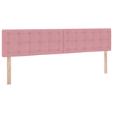 Letto con Contenitore con materasso Rosa 200 x 200 cm Velluto