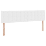 Letto con Contenitore Bianco Puro 180 x 200 cm Pelle Sintetica