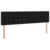 Letto con Contenitore Nero 200 x 200 cm Pelle Sintetica