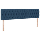 Letto con Contenitore Blu 200 x 200 cm Pelle Sintetica