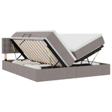 Letto con Contenitore Talpa 200 x 200 cm Pelle Sintetica