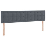 Letto con Contenitore con materasso Grigio scuro 100 x 200 cm