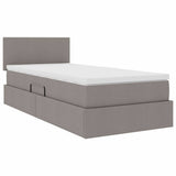 Letto con contenitore e LED Talpa 90 x 190 cm Tessuto