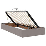 Letto con contenitore e LED Talpa 90 x 190 cm Tessuto