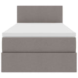 Letto con contenitore e LED Talpa 90 x 190 cm Tessuto