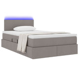 Letto con contenitore e LED Talpa 120 x 200 cm Poliestere