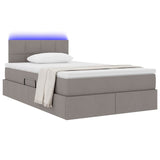 Letto con contenitore e LED Talpa 120 x 200 cm Poliestere