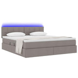 Letto con contenitore e LED Talpa 180 x 200 cm Poliestere