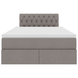 Letto con luci a strisce a LED Talpa 120 x 200 cm Tessuto