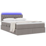 Letto con contenitore e LED Talpa 140 x 190 cm Poliestere