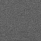 Letto con contenitore e LED Grigio scuro 200 x 200 cm