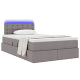 Letto con contenitore e LED Talpa 120 x 200 cm Poliestere