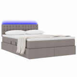 Letto con contenitore e LED Talpa 140 x 190 cm Poliestere
