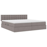 Letto con contenitore e LED con led Talpa 200 x 200 cm Tessuto