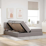 Letto con luci a strisce a LED Talpa 200 x 200 cm Tessuto
