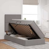 Letto con contenitore e materasso Talpa 90 x 190 cm Tessuto