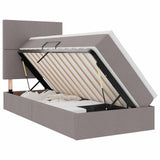 Letto con contenitore e materasso Talpa 90 x 190 cm Tessuto