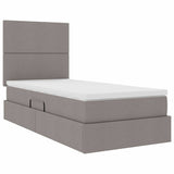 Letto con contenitore e materasso Talpa 90 x 190 cm Tessuto