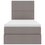 Letto con contenitore e materasso Talpa 90 x 190 cm Tessuto