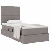 Letto con contenitore e materasso Talpa 90 x 190 cm Tessuto