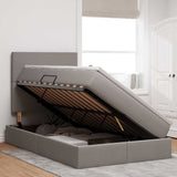 Letto con Contenitore Talpa 120 x 200 cm Pelle Sintetica