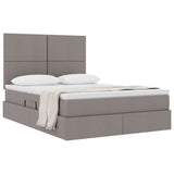 Letto con contenitore e materasso Talpa 140 x 200 cm Tessuto