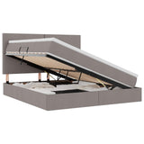 Letto con contenitore e materasso Talpa 160 x 200 cm Tessuto