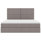 Letto con contenitore e materasso Talpa 160 x 200 cm Tessuto