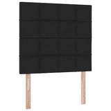 Letto con contenitore e materasso Nero 90 x 190 cm Poliestere