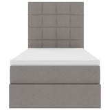 Letto con contenitore e materasso Talpa 90 x 190 cm Tessuto