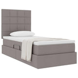 Letto con contenitore e materasso Talpa 90 x 190 cm Tessuto
