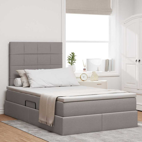 Letto con Contenitore Talpa 120 x 200 cm Pelle Sintetica