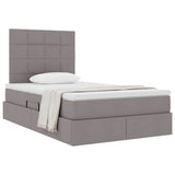 Letto con Contenitore Talpa 120 x 200 cm Pelle Sintetica