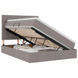 Letto con Contenitore Talpa 140 x 200 cm Pelle Sintetica