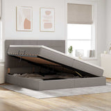 Letto con contenitore e materasso Talpa 200 x 200 cm Tessuto