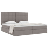 Letto con contenitore e materasso Talpa 200 x 200 cm Tessuto