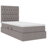 Letto con contenitore e materasso Talpa 90 x 190 cm Tessuto