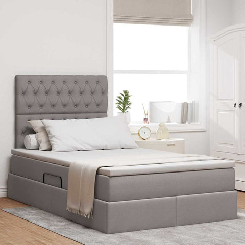 Letto con Contenitore Talpa 120 x 190 cm Pelle Sintetica