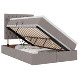 Letto con Contenitore Talpa 120 x 190 cm Pelle Sintetica