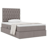 Letto con Contenitore Talpa 120 x 190 cm Pelle Sintetica